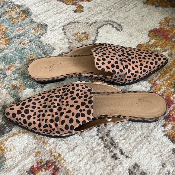Women’s Loft Leopard Mules - Picture 5 of 5